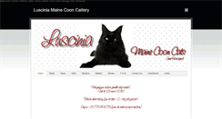 Desktop Screenshot of luscinia-cattery.com